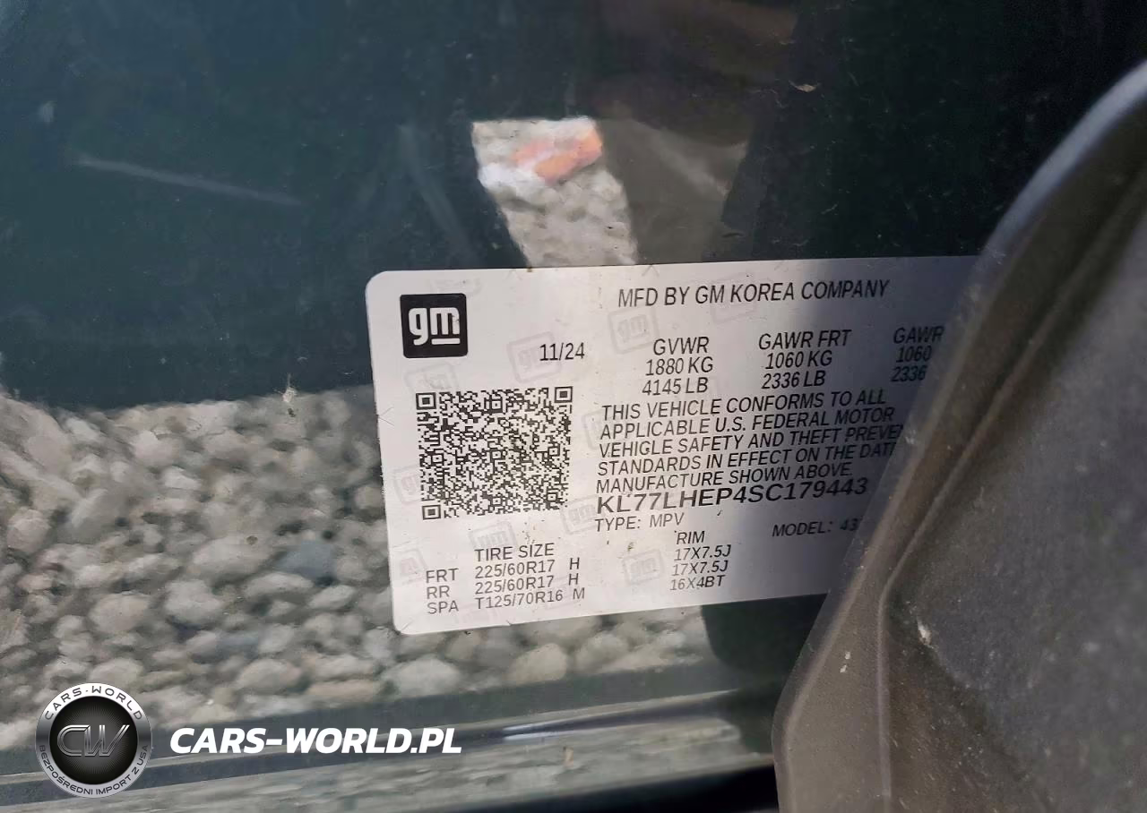 2025 Chevrolet Trax 1Lt VIN:KL77LHEP4SC179443 - 12
