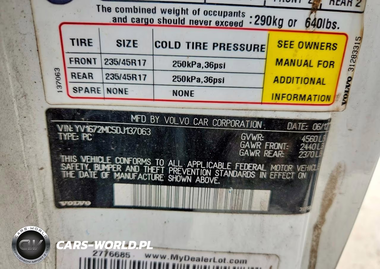 2013 Volvo C70 T5 VIN:YV1672MC5DJ137063 - 12