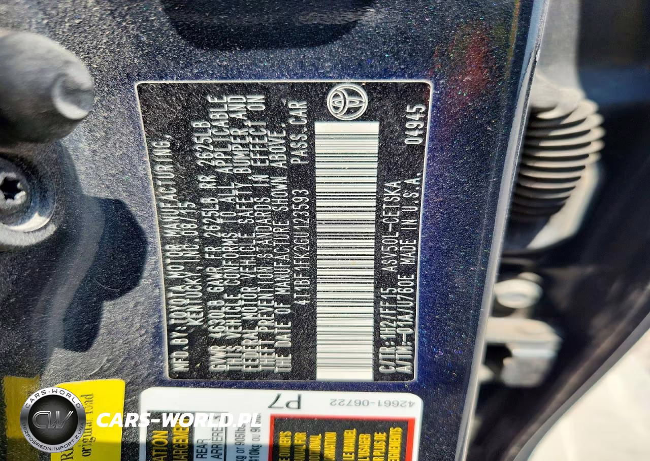 2016 Toyota Camry Se VIN:4T1BF1FK2GU123593 - 13