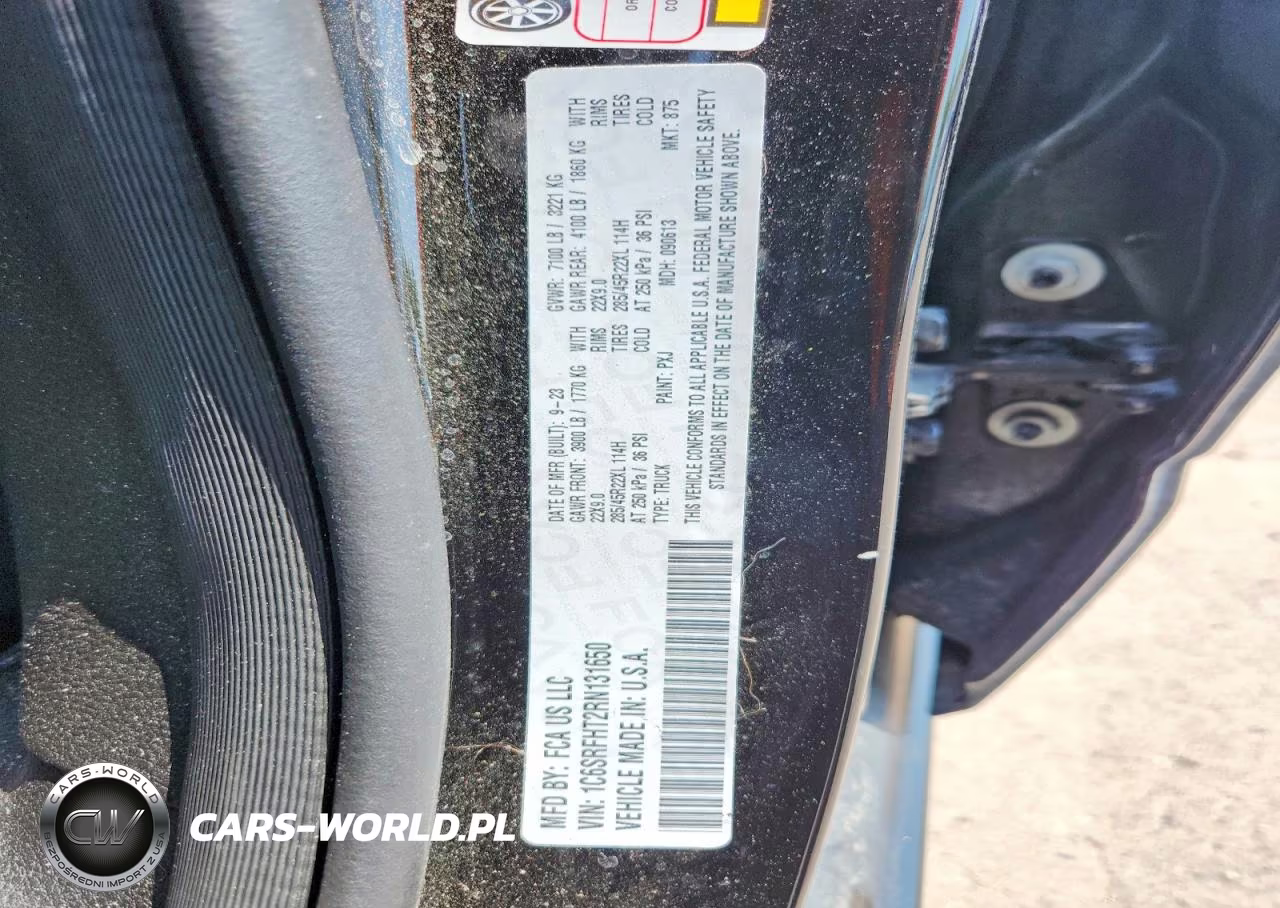 2024 Ram 1500 Limited VIN:1C6SRFHT2RN131650 - 12