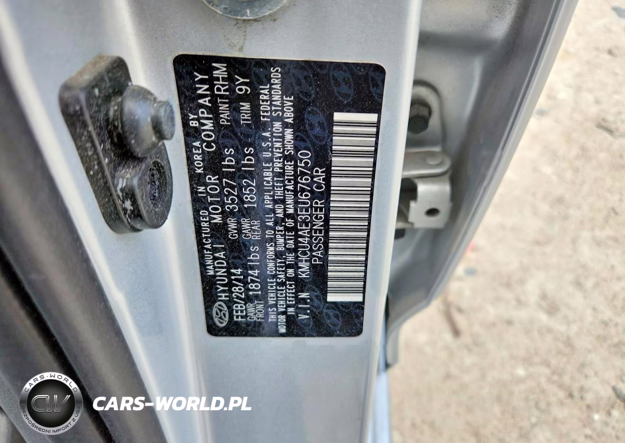 2014 Hyundai Accent Gls VIN:KMHCU4AE3EU676750 - 13