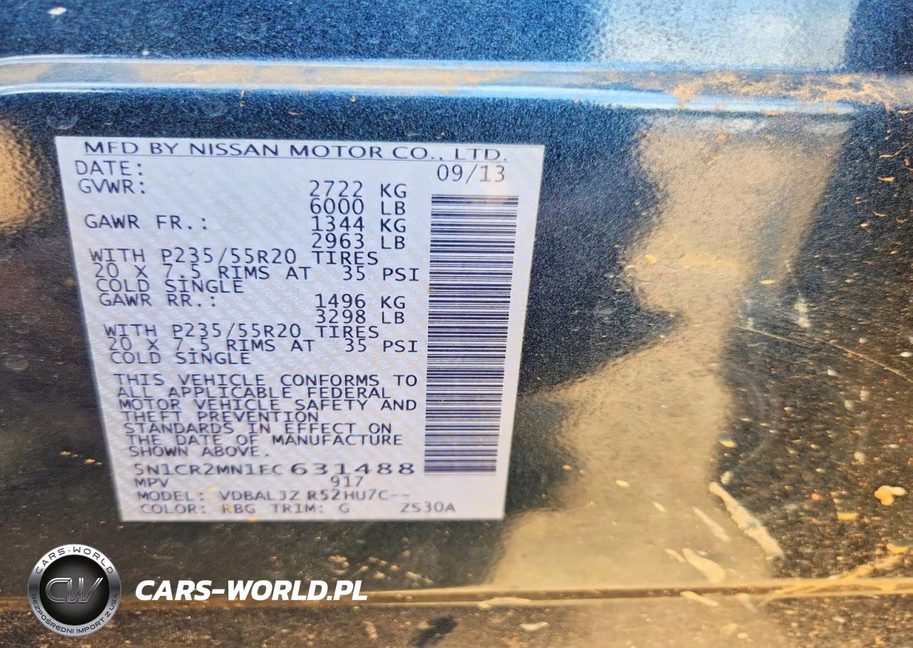2014 Nissan Pathfinder Hybrid Sv VIN:5N1CR2MN1EC631488 - 14