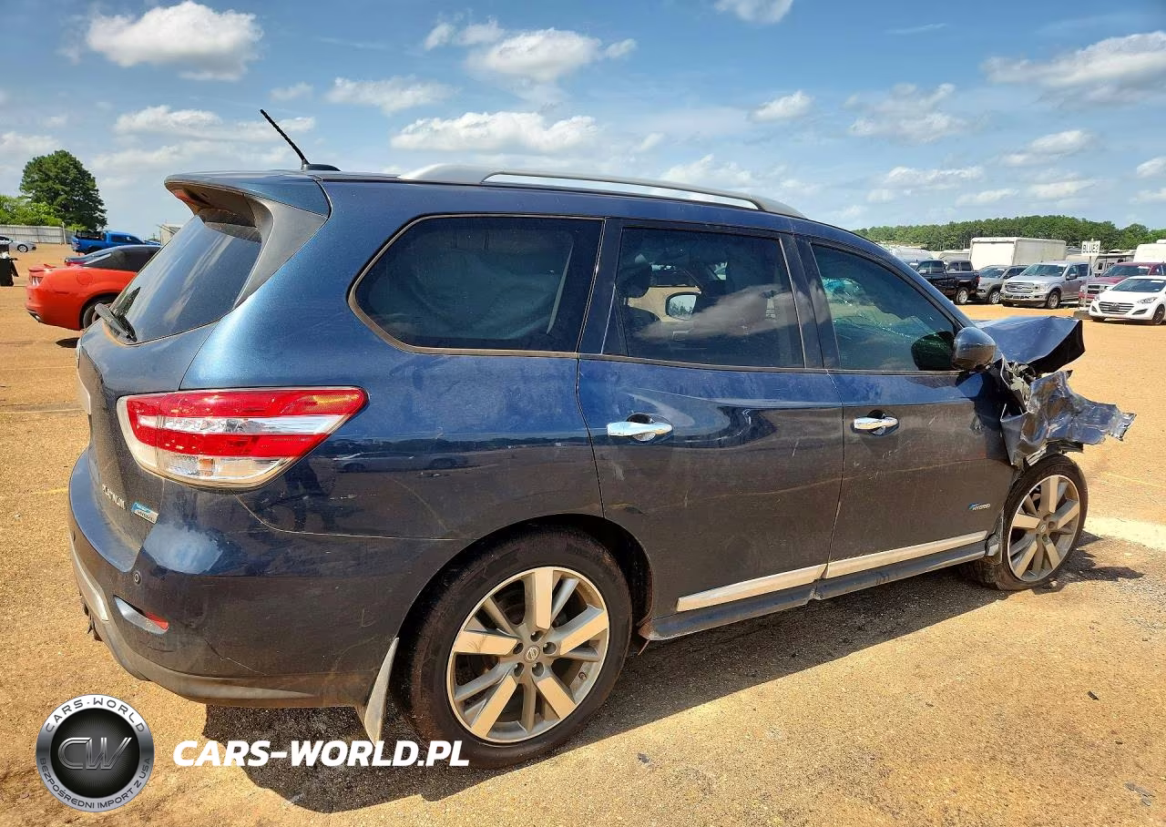 2014 Nissan Pathfinder Hybrid Sv VIN:5N1CR2MN1EC631488 - 3