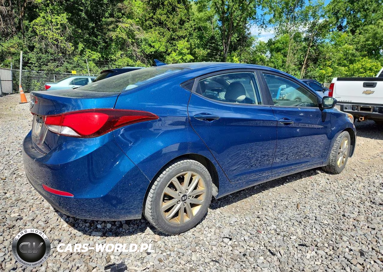 2014 Hyundai Elantra Se VIN:KMHDH4AEXEU030159 - 3