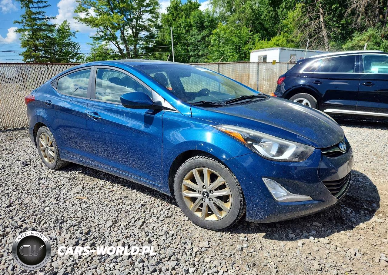 2014 Hyundai Elantra Se VIN:KMHDH4AEXEU030159 - 4