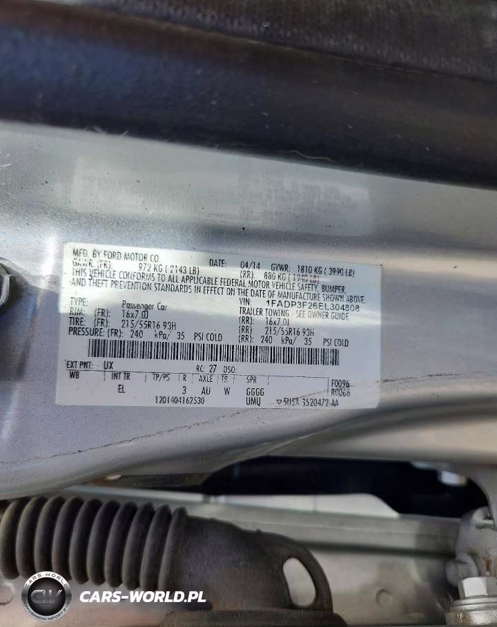 2014 Ford Focus Se VIN:1FADP3F26EL304808 - 12