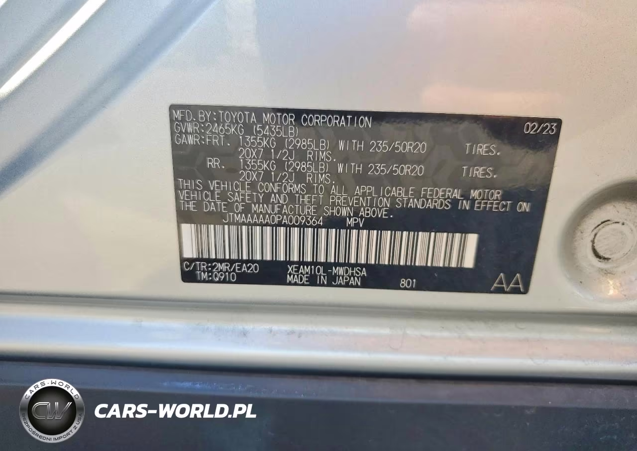 2023 Toyota Bz4X Limited VIN:JTMAAAAA0PA009364 - 14
