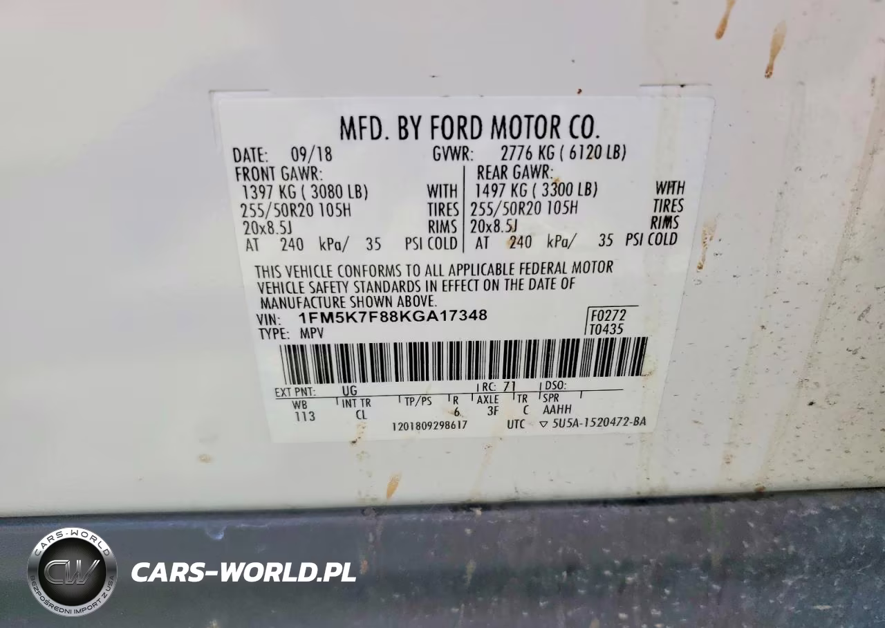 2019 Ford Explorer Limited VIN:1FM5K7F88KGA17348 - 14