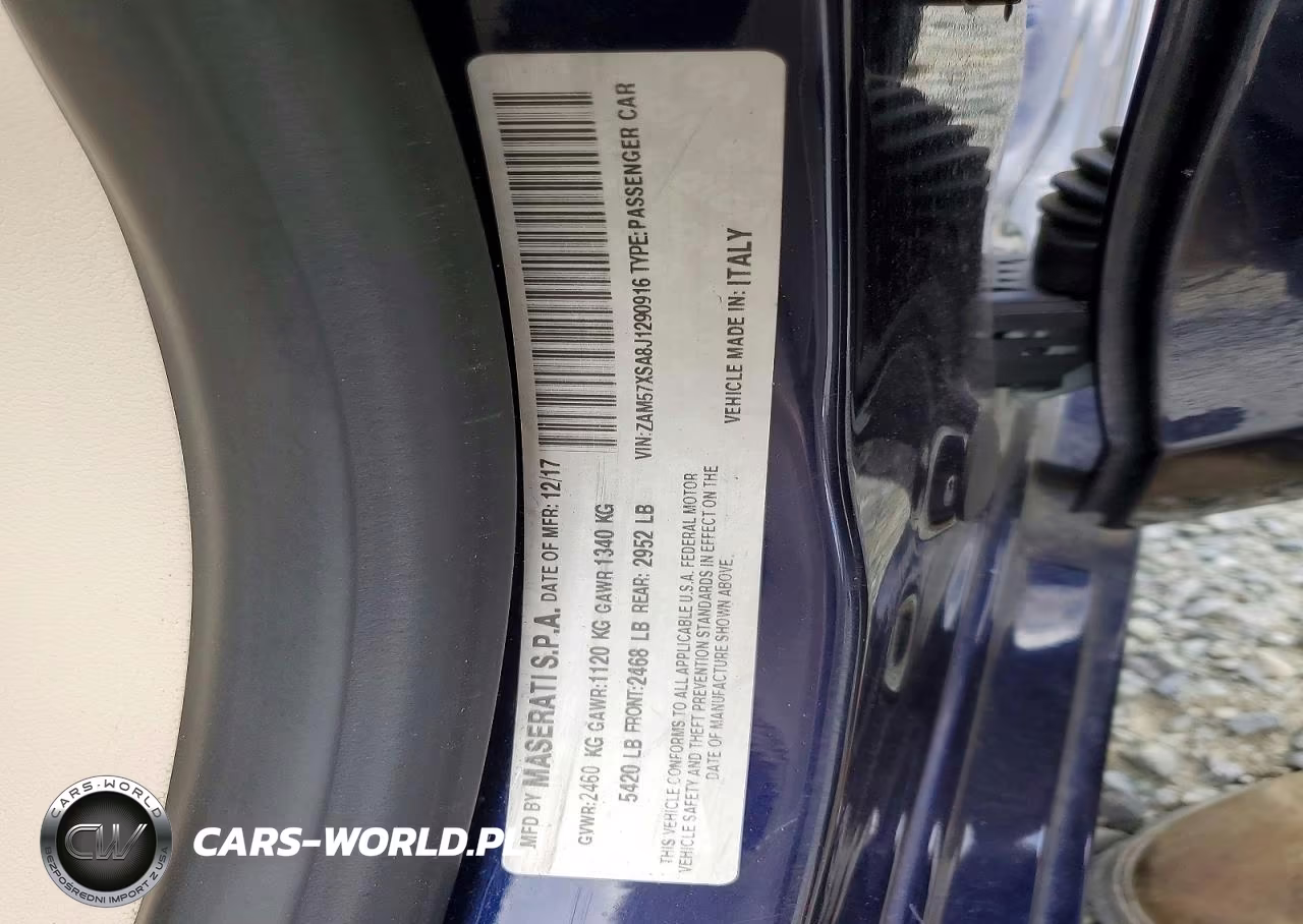 2018 Maserati Ghibli VIN:ZAM57XSA8J1290916 - 13