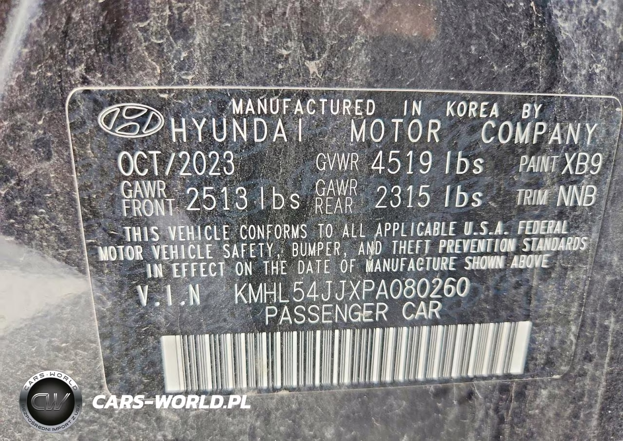 2023 Hyundai Sonata Hybrid Limited VIN:KMHL54JJXPA080260 - 12