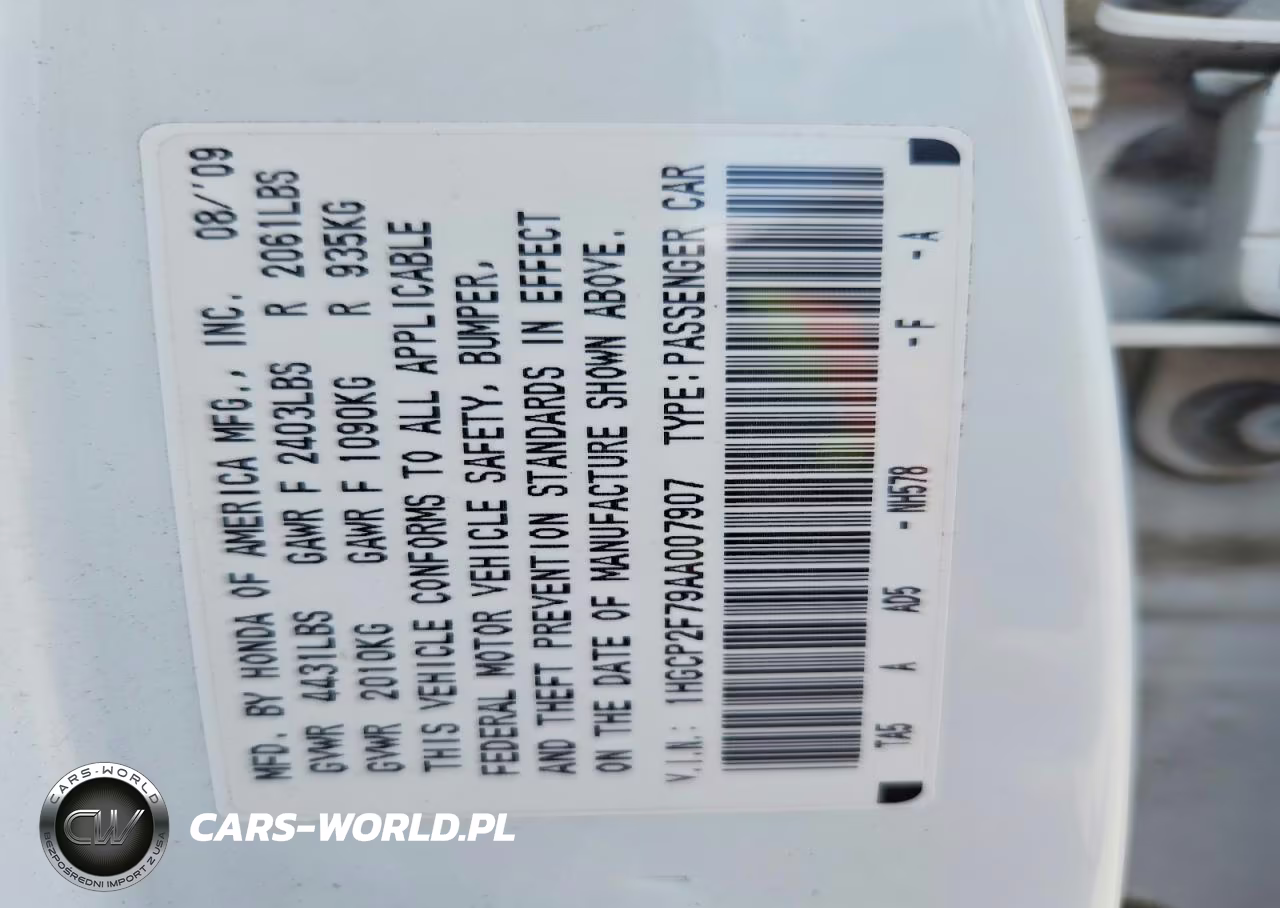 2010 Honda Accord Ex VIN:1HGCP2F79AA007907 - 12