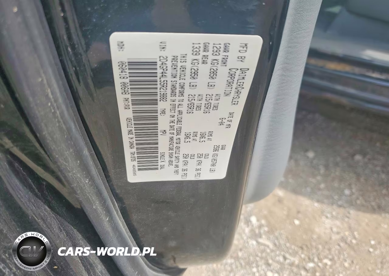 2005 Dodge Grand Caravan Sxt VIN:2D4GP44L55R219882 - 13