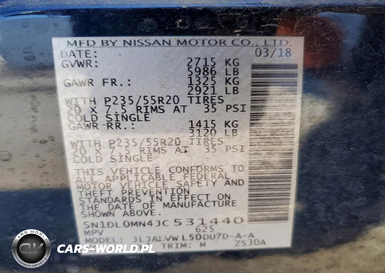 2018 Infiniti Qx60 Base VIN:5N1DL0MN4JC531440 - 14