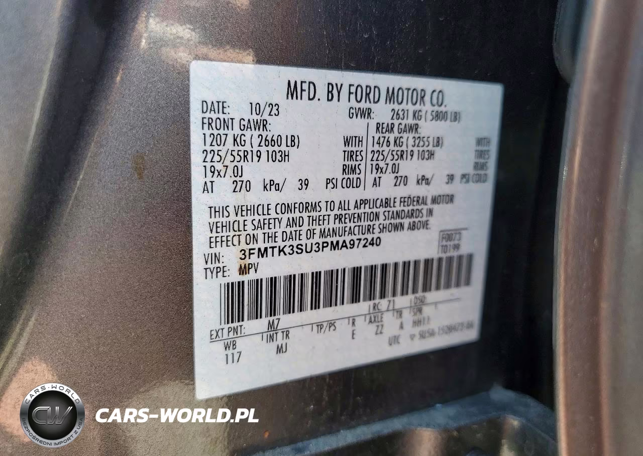2023 Ford Mustang Mach -E Premium VIN:3FMTK3SU3PMA97240 - 13
