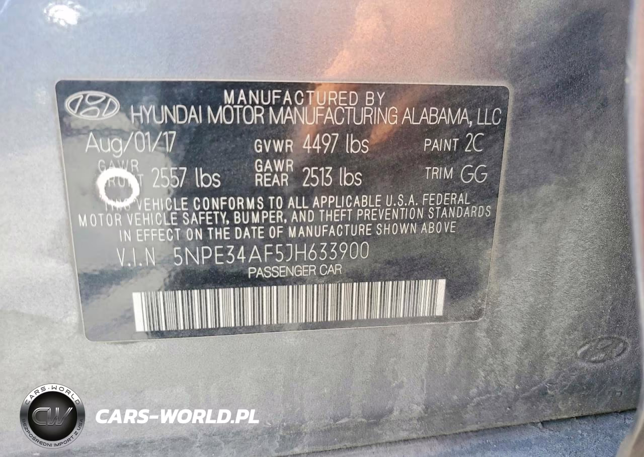 2018 Hyundai Sonata Sel VIN:5NPE34AF5JH633900 - 12