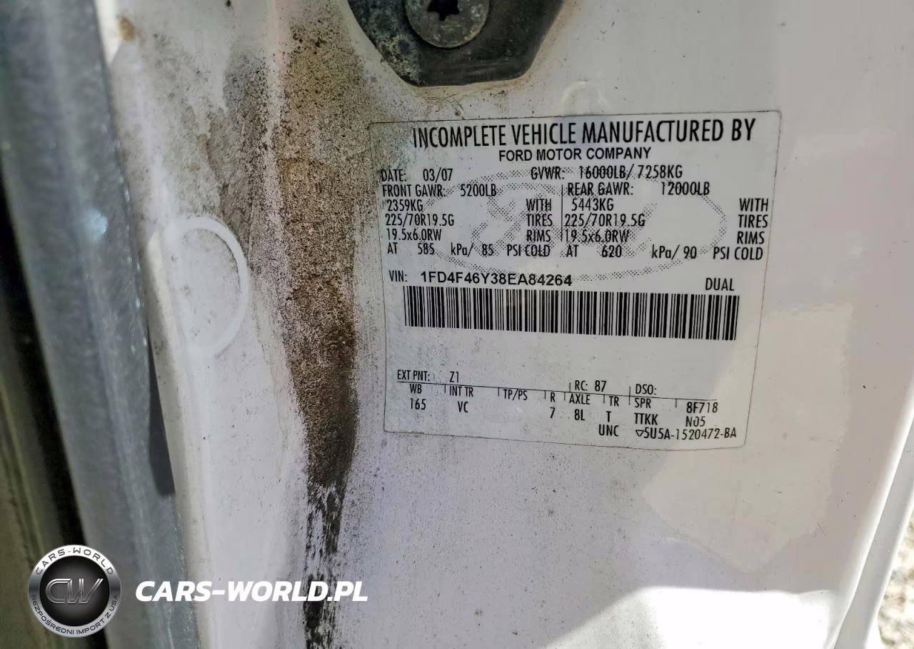 2008 Ford F450 Super Duty VIN:1FD4F46Y38EA84264 - 12