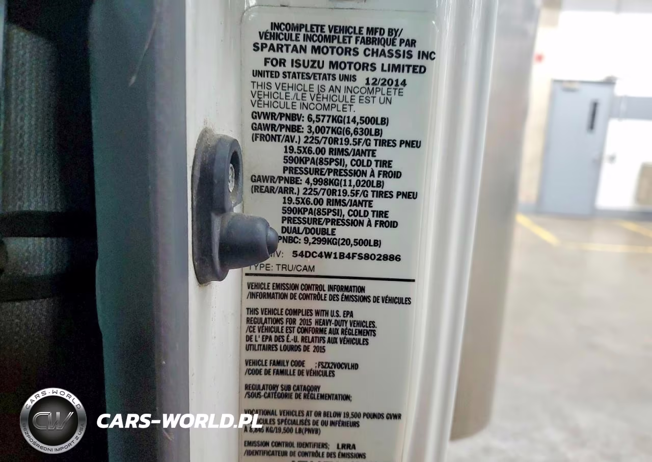 2015 Isuzu Npr Hd Box Truck VIN:54DC4W1B4FS802886 - 13