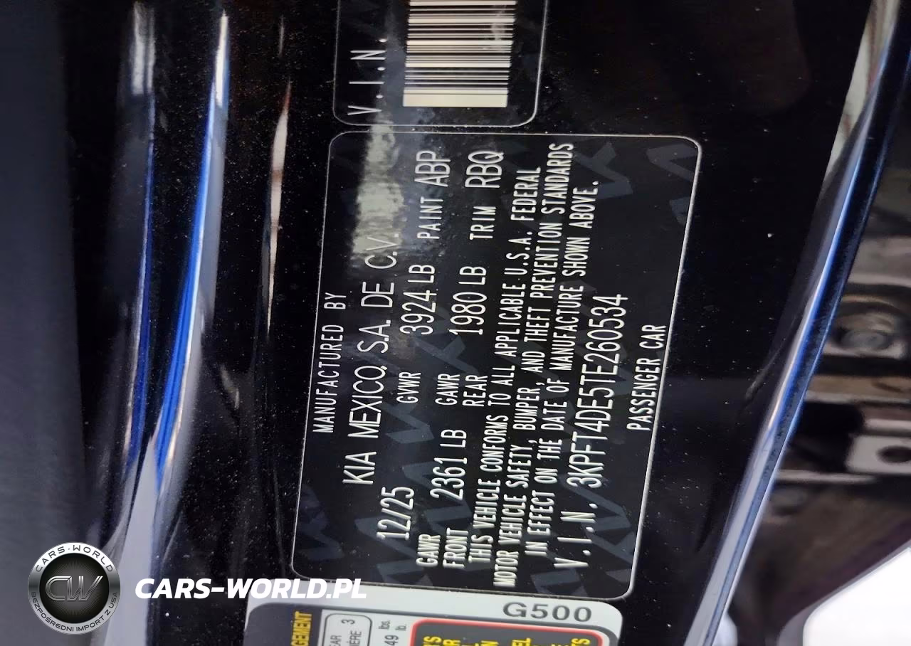 2026 Kia K4 Lxs VIN:3KPFT4DE5TE260534 - 12