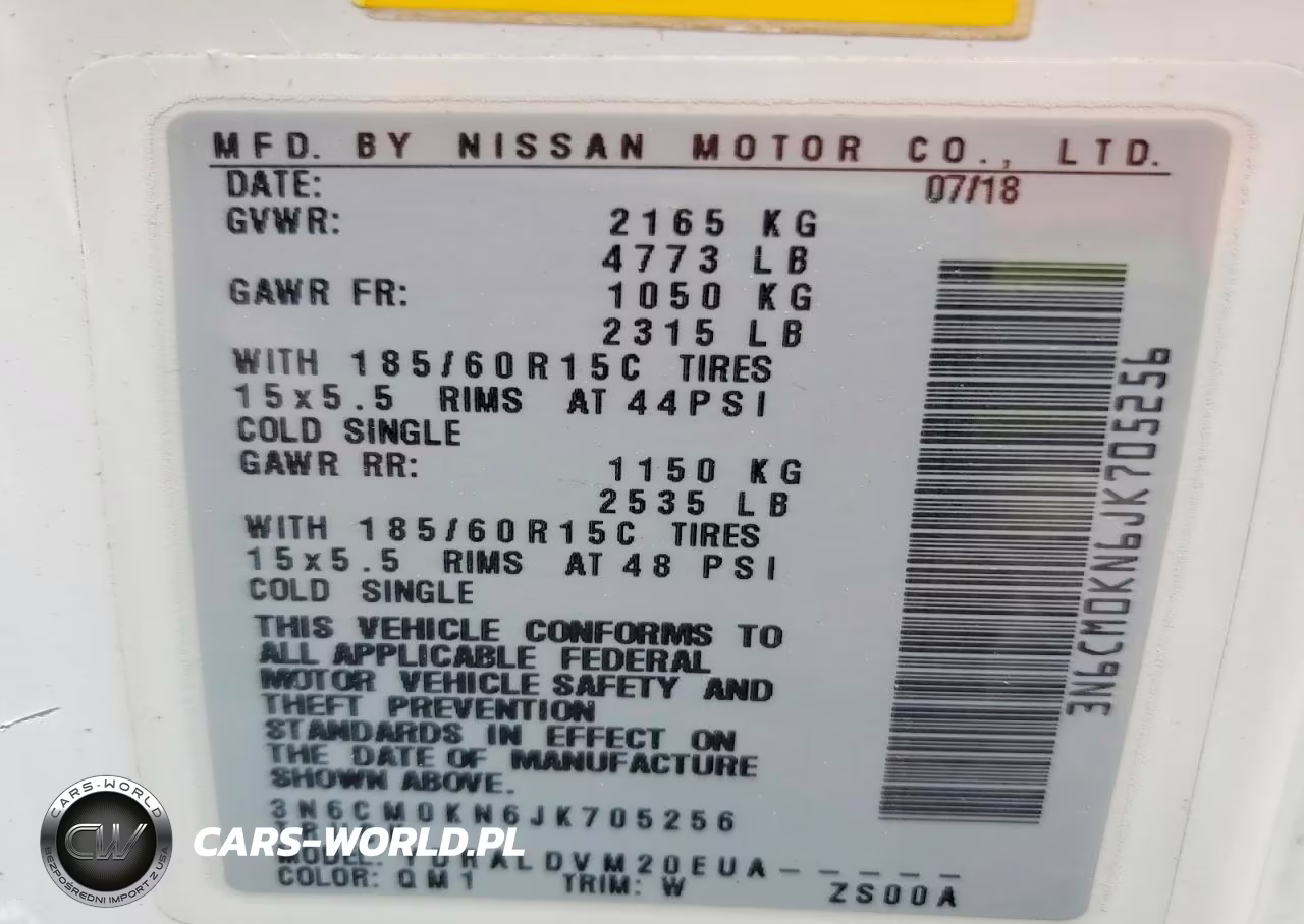 2018 Nissan Nv200 S VIN:3N6CM0KN6JK705256 - 13