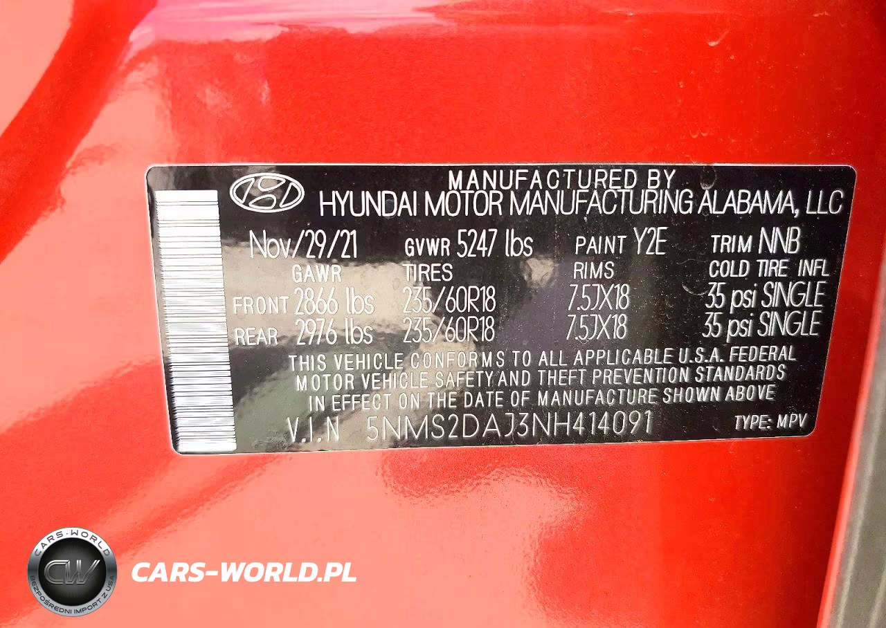 2022 Hyundai Santa Fe Sel VIN:5NMS2DAJ3NH414091 - 13