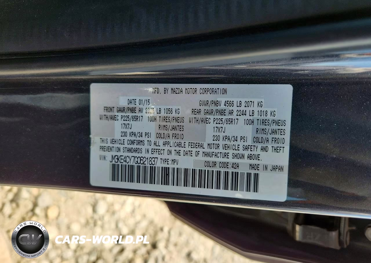 2016 Mazda Cx-5 Touring VIN:JM3KE4CY7G0621837 - 13