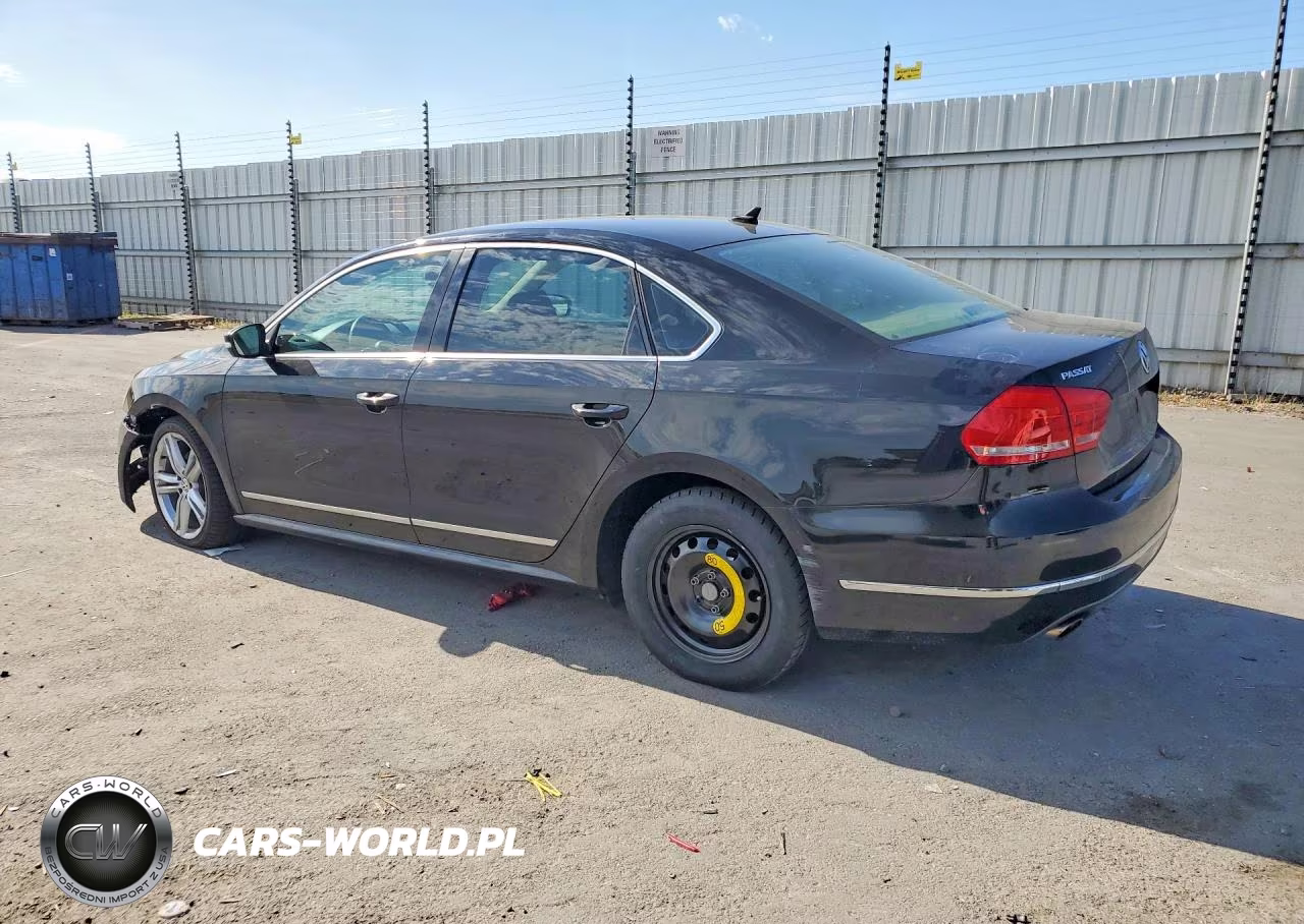 2015 Volkswagen Passat Se VIN:1VWBT7A37FC040470 - 2