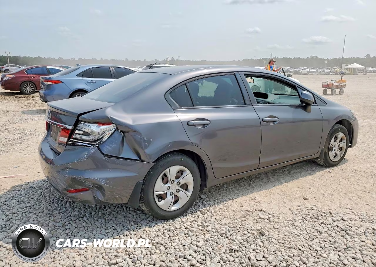 2013 Honda Civic Lx VIN:2HGFB2F54DH550744 - 3