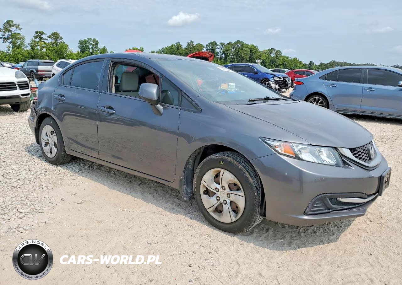 2013 Honda Civic Lx VIN:2HGFB2F54DH550744 - 4
