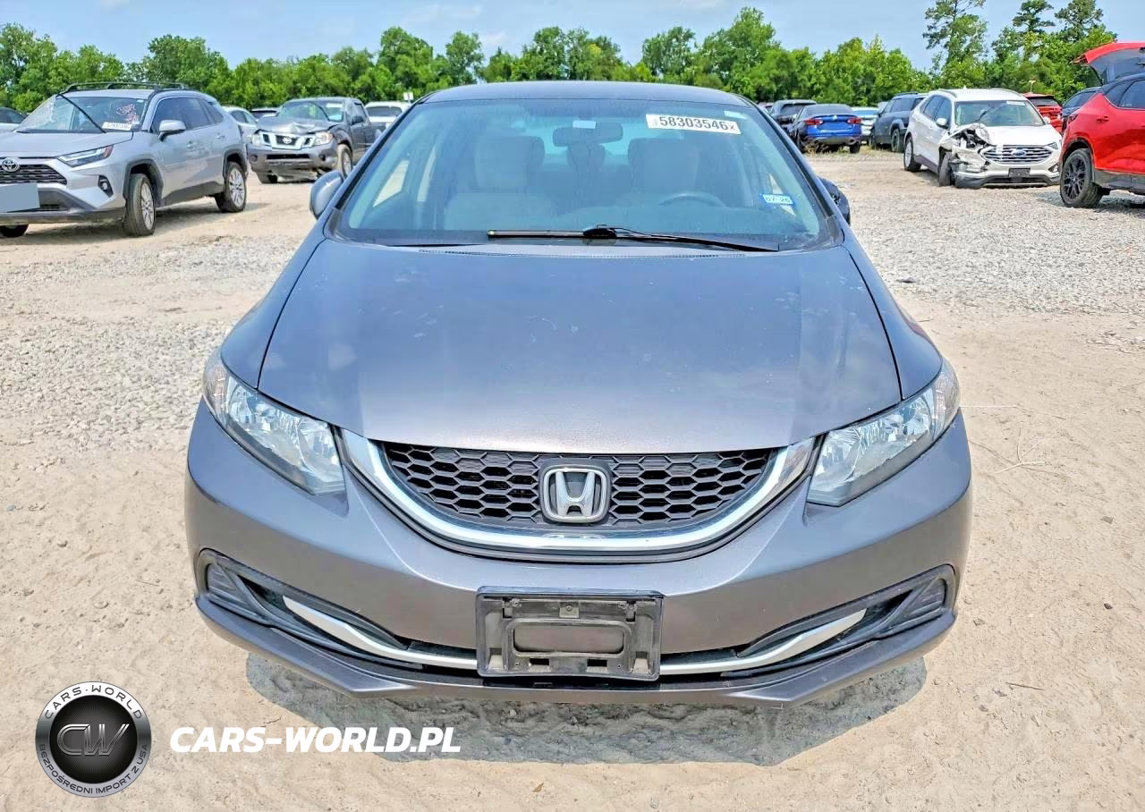 2013 Honda Civic Lx VIN:2HGFB2F54DH550744 - 5