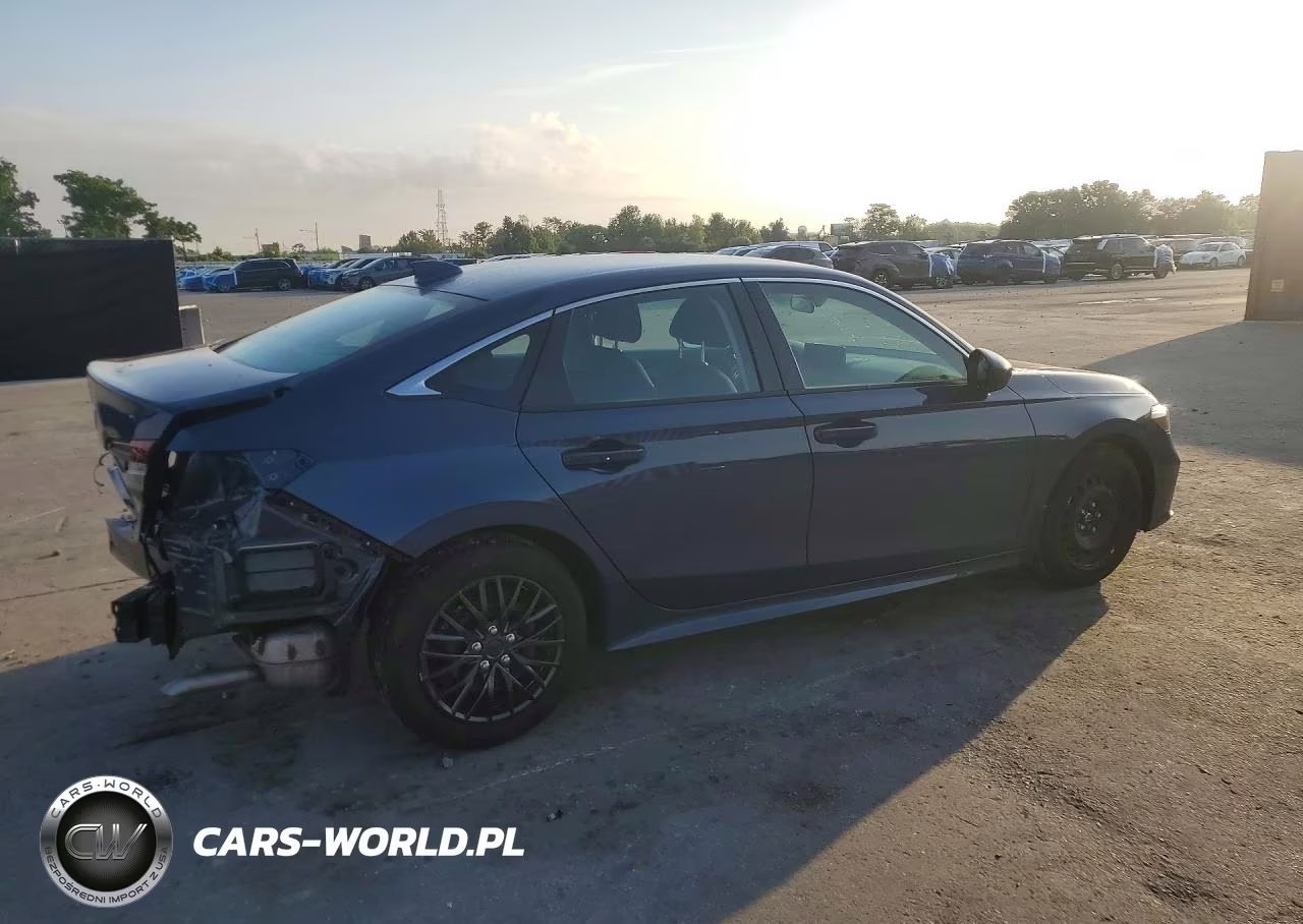 2025 Honda Civic Lx VIN:2HGFE2F29SH605067 - 3