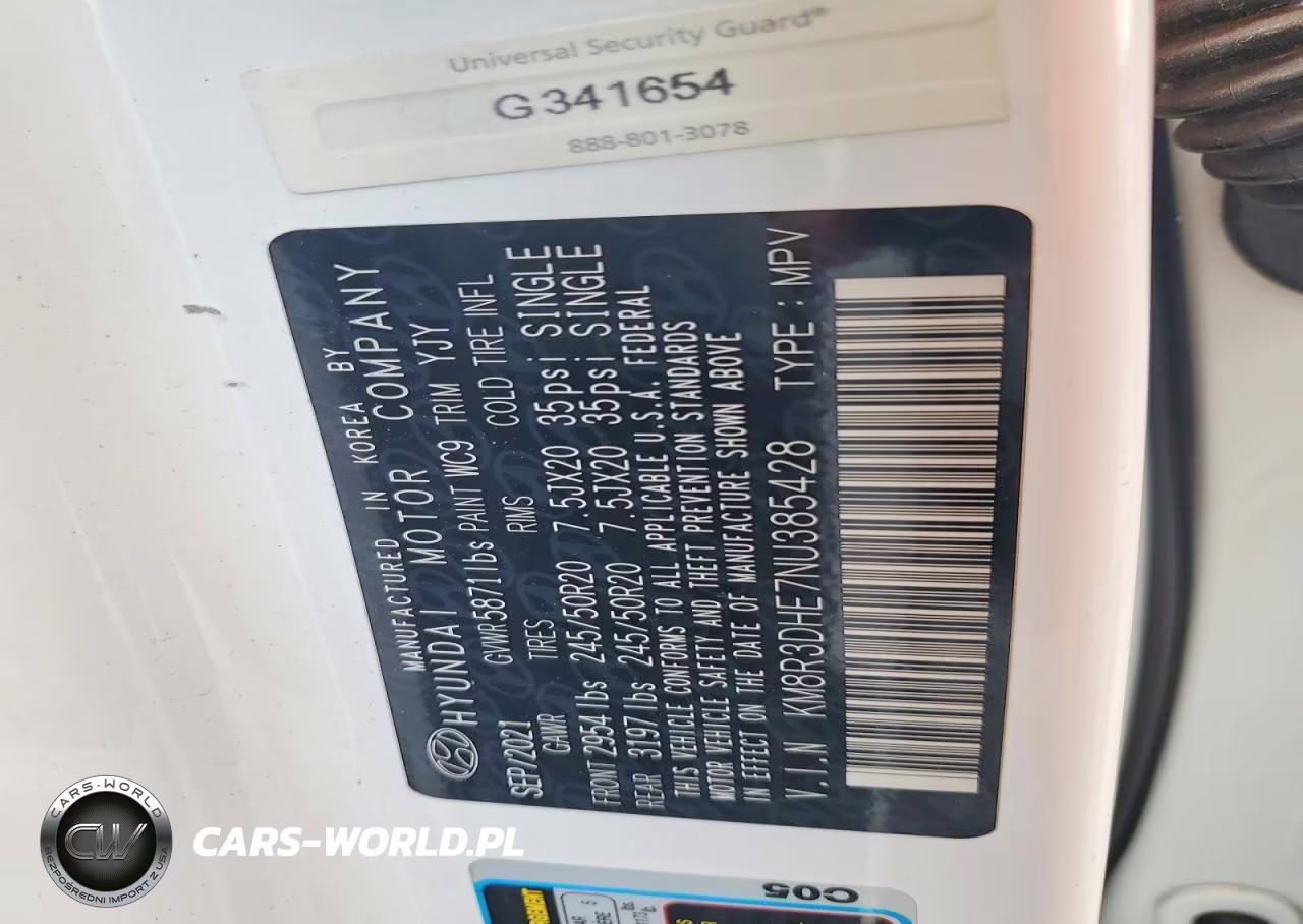 2022 Hyundai Palisade Sel VIN:KM8R3DHE7NU385428 - 13