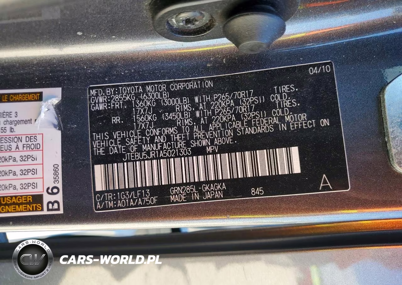2010 Toyota 4Runner Sr5 VIN:JTEBU5JR1A5021303 - 13