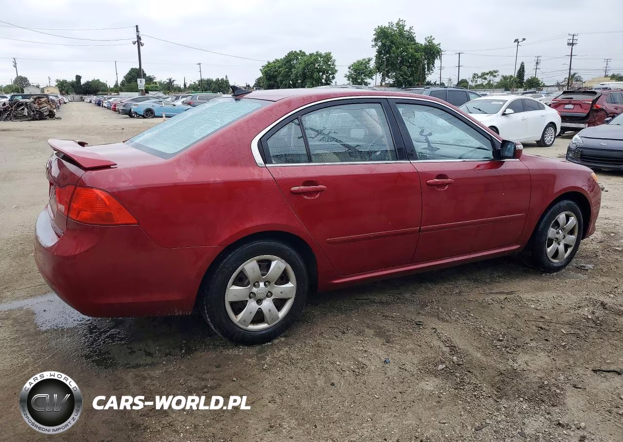 2009 Kia Optima Lx VIN:KNAGE228195354007 - 3