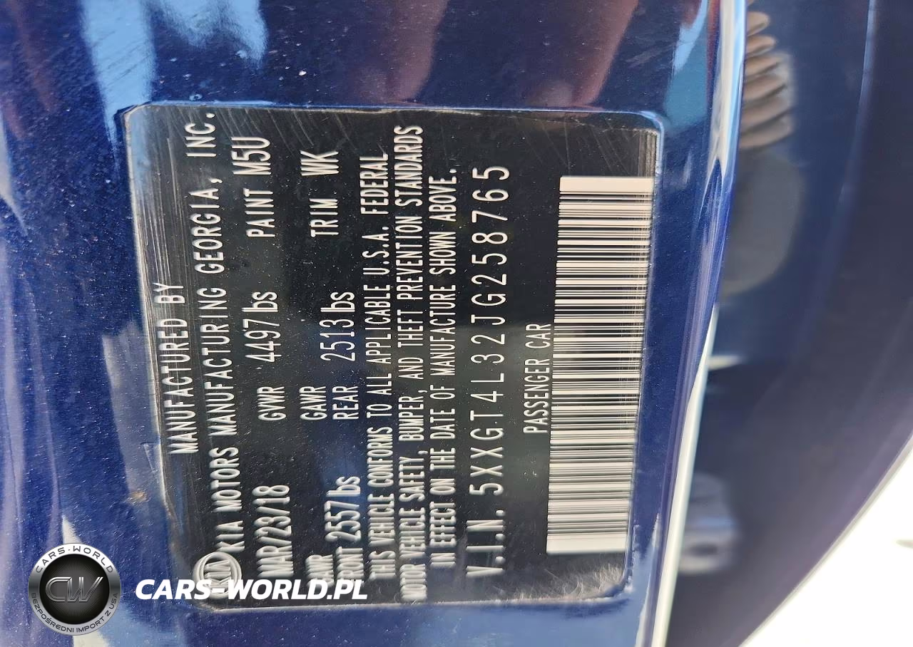 2018 Kia Optima Lx VIN:5XXGT4L32JG258765 - 12
