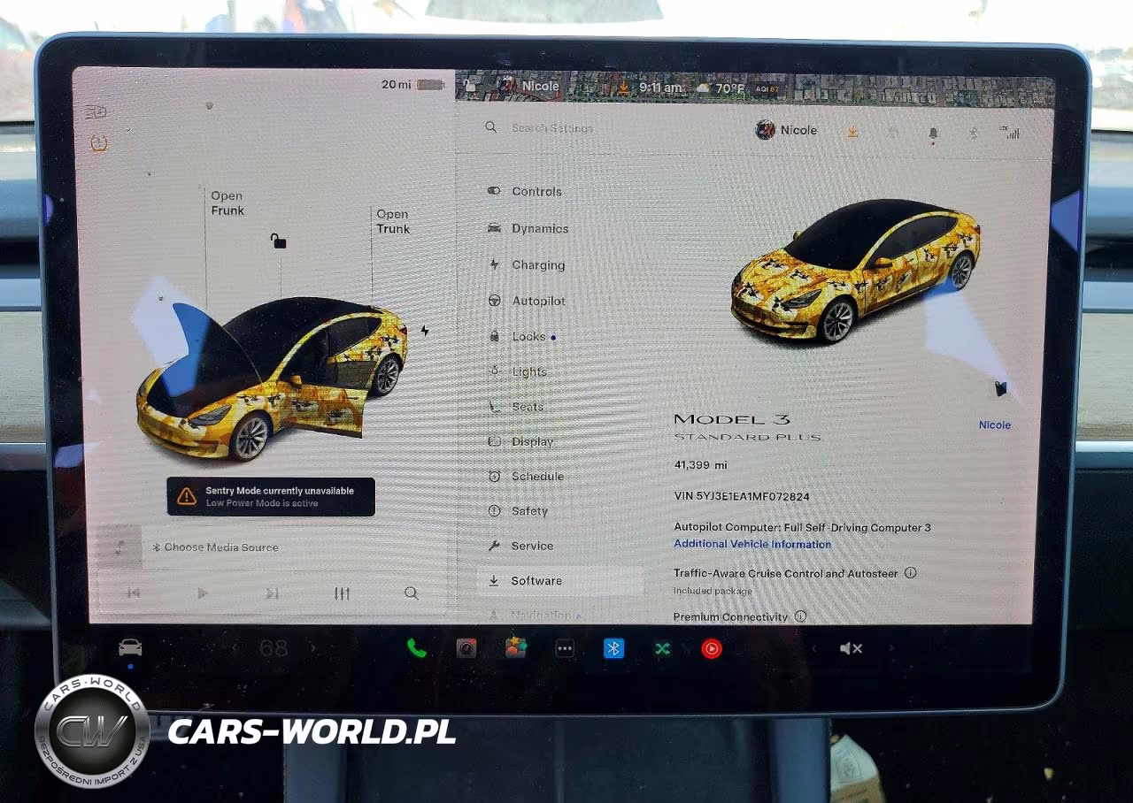 2021 Tesla Model 3 VIN:5YJ3E1EA1MF072824 - 9