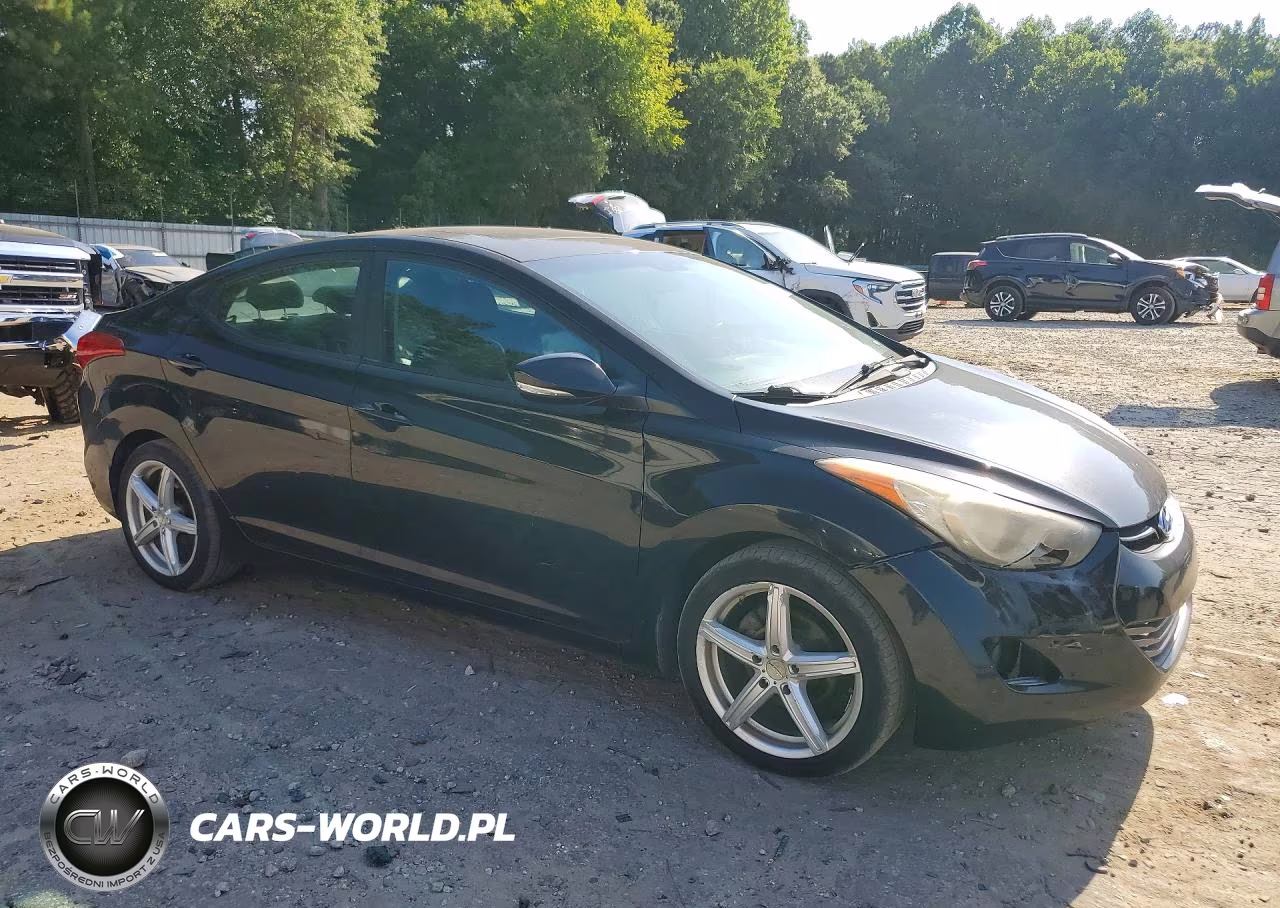2012 Hyundai Elantra Limited VIN:KMHDH4AE6CU475818 - 4