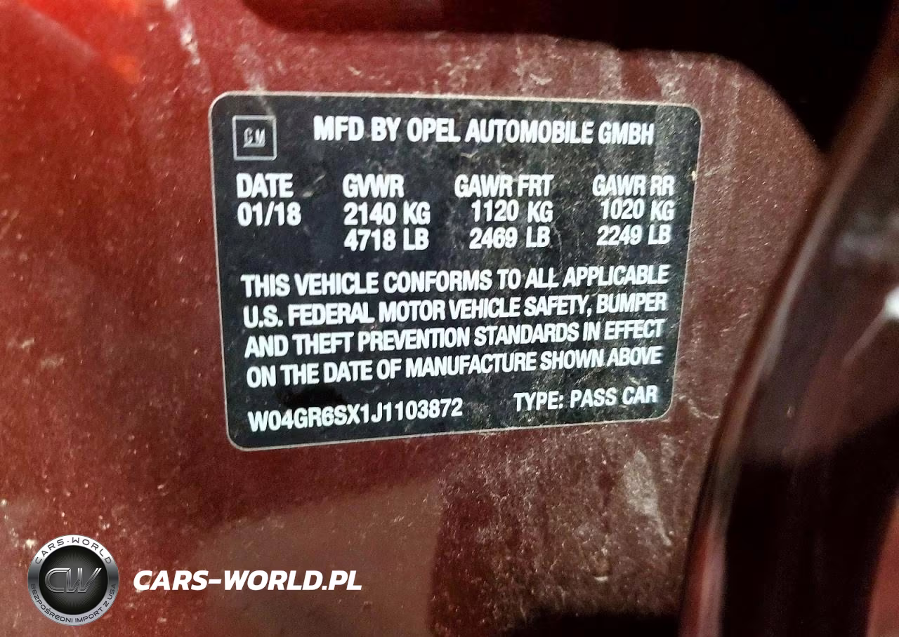 2018 Buick Regal Essence VIN:W04GR6SX1J1103872 - 12