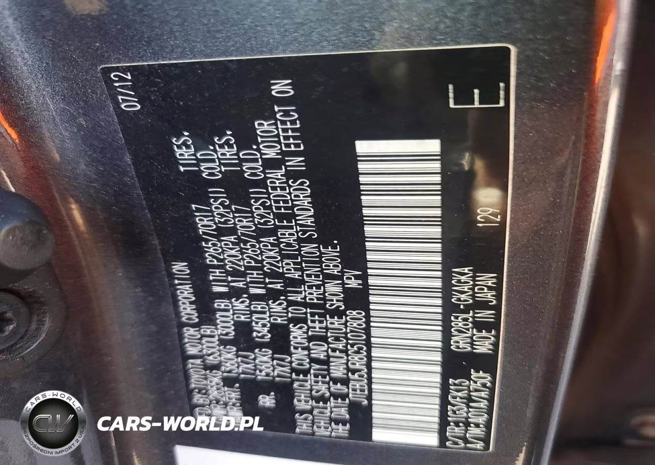 2012 Toyota 4Runner Sr5 VIN:JTEBU5JR8C5107808 - 13
