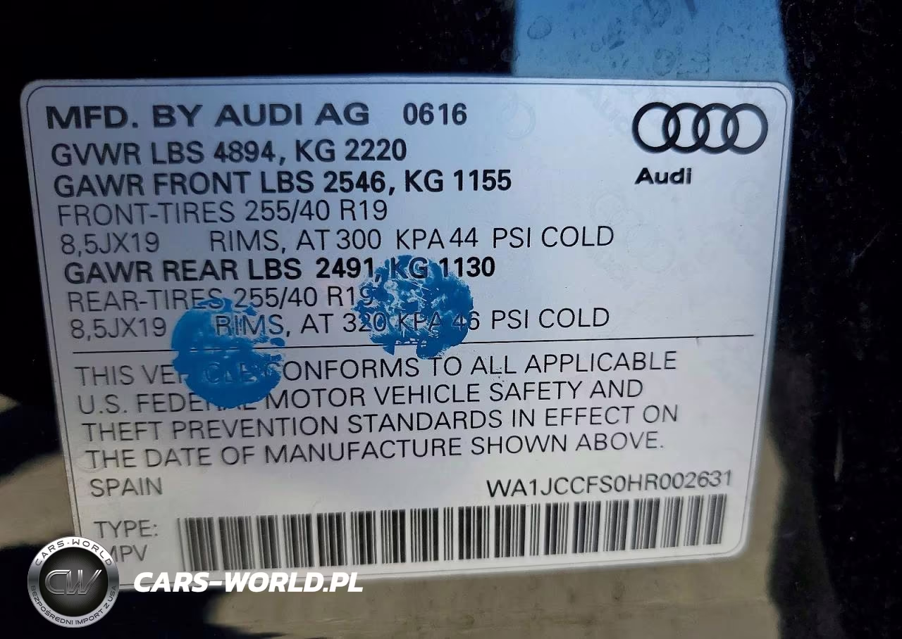 2017 Audi Q3 Premium Plus VIN:WA1JCCFS0HR002631 - 13