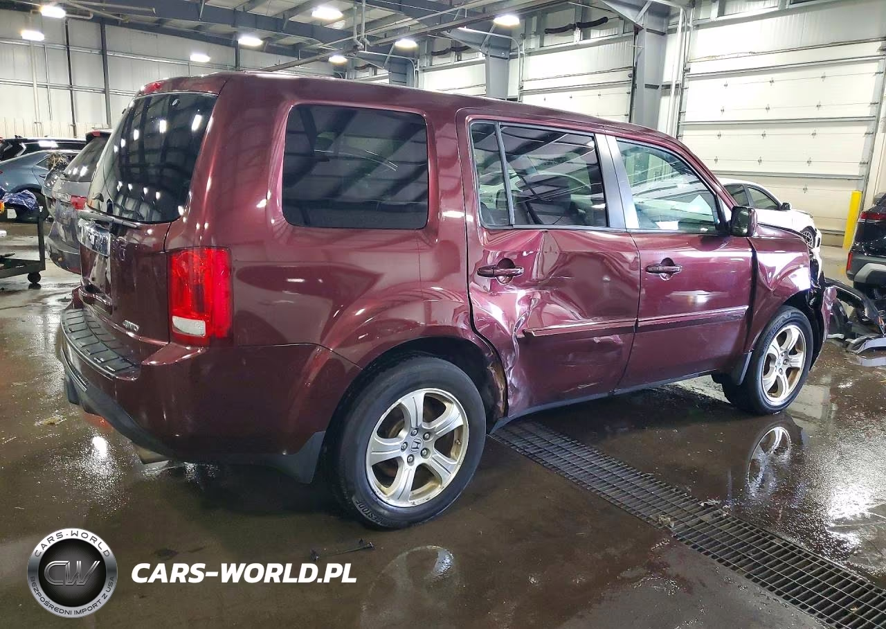 2013 Honda Pilot Exl VIN:5FNYF4H52DB083270 - 3
