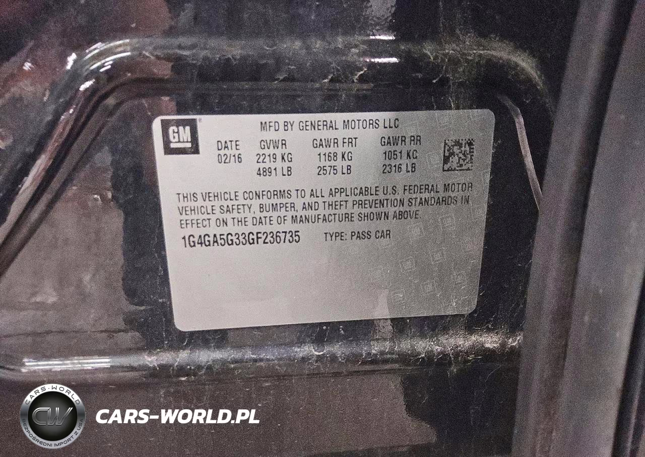 2016 Buick Lacrosse VIN:1G4GA5G33GF236735 - 12