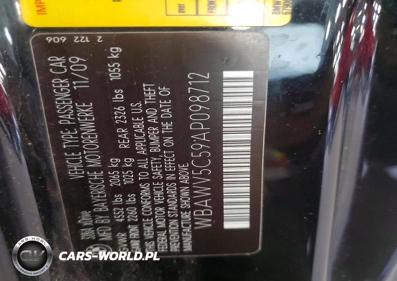 2010 BMW 328 Xi Sulev VIN:WBAWV5C59AP098712 - 12