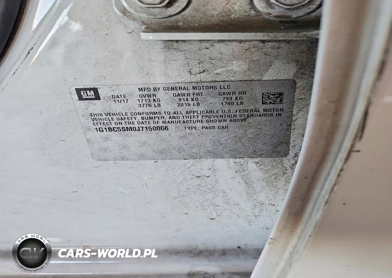 2018 Chevrolet Cruze Ls VIN:1G1BC5SM0J7150866 - 12