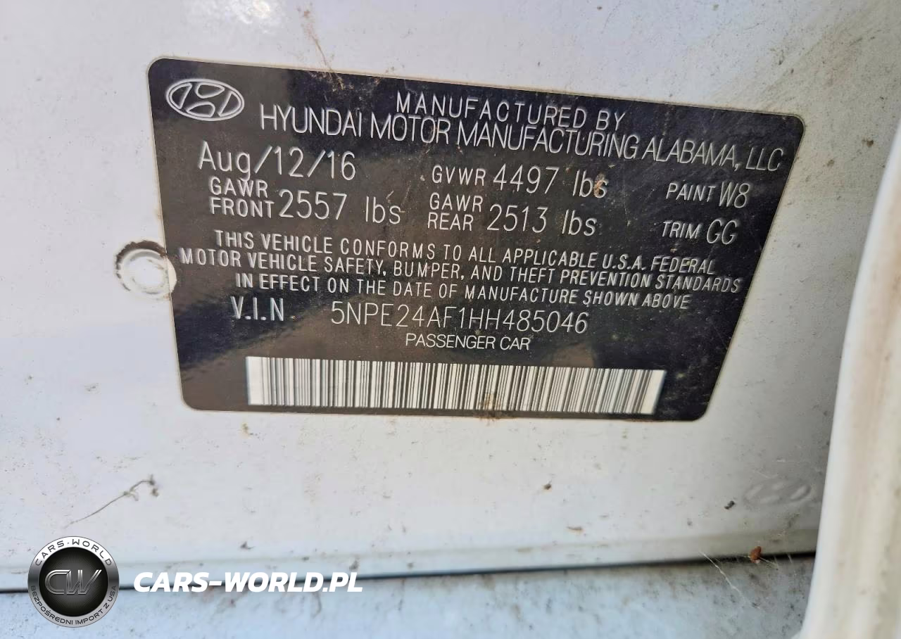 2017 Hyundai Sonata Se VIN:5NPE24AF1HH485046 - 12