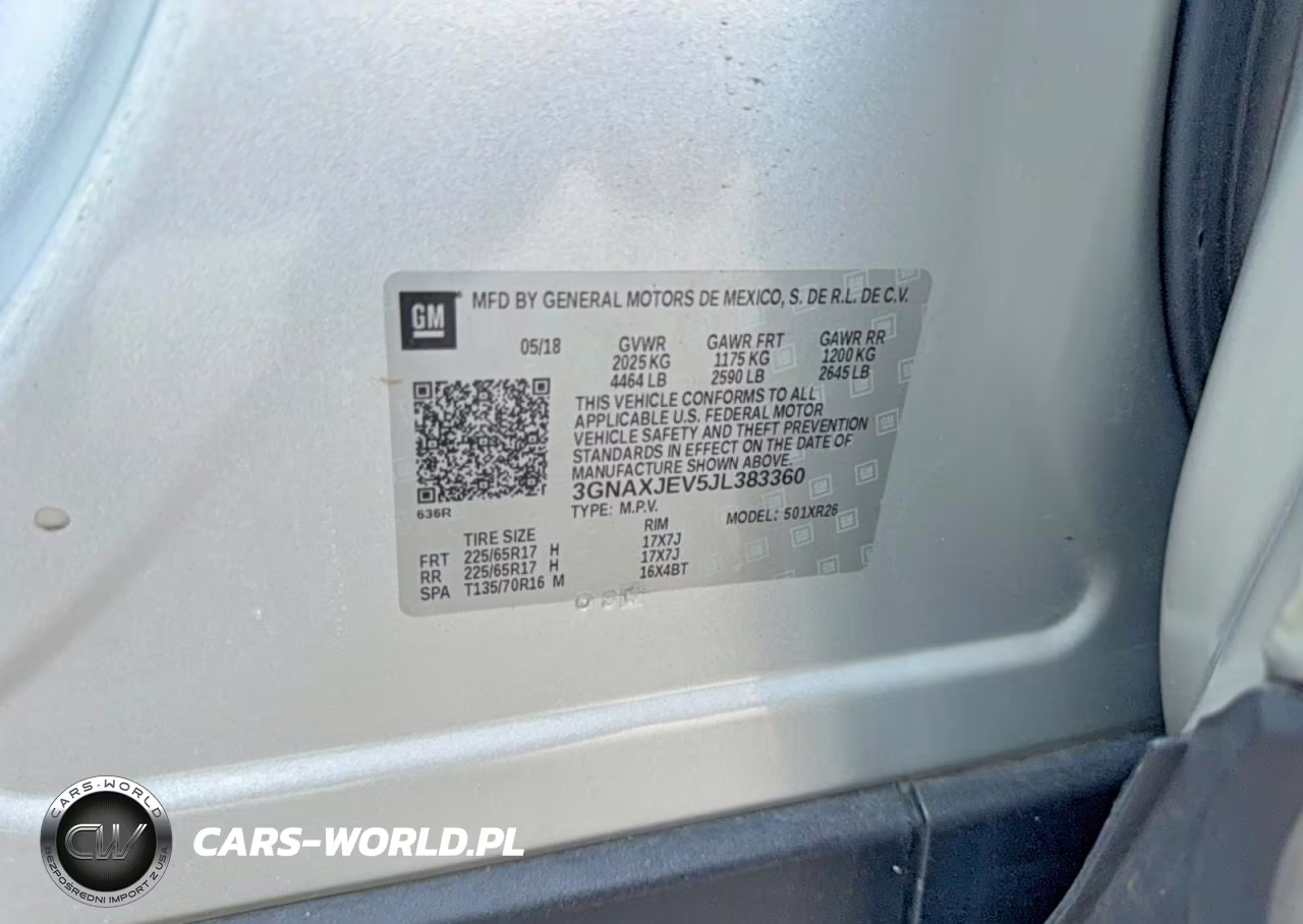 2018 Chevrolet Equinox Lt VIN:3GNAXJEV5JL383360 - 10