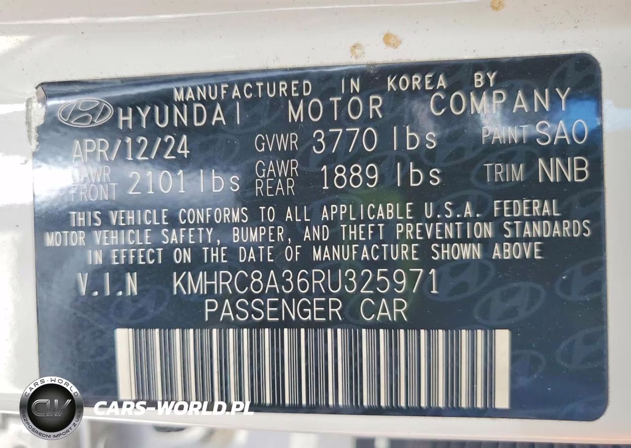 2024 Hyundai Venue Limited VIN:KMHRC8A36RU325971 - 13