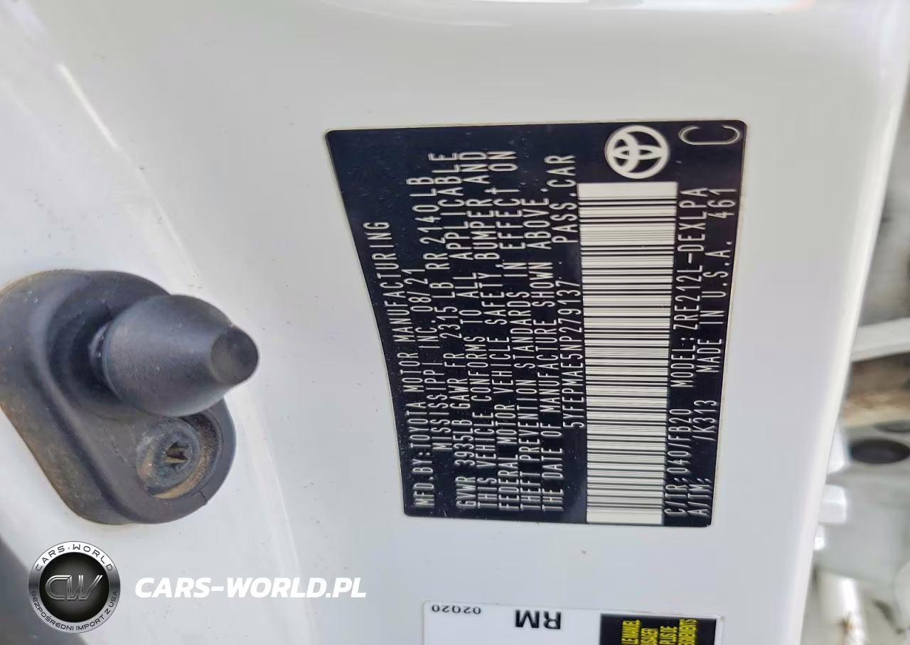 2022 Toyota Corolla Le VIN:5YFEPMAE5NP279137 - 12