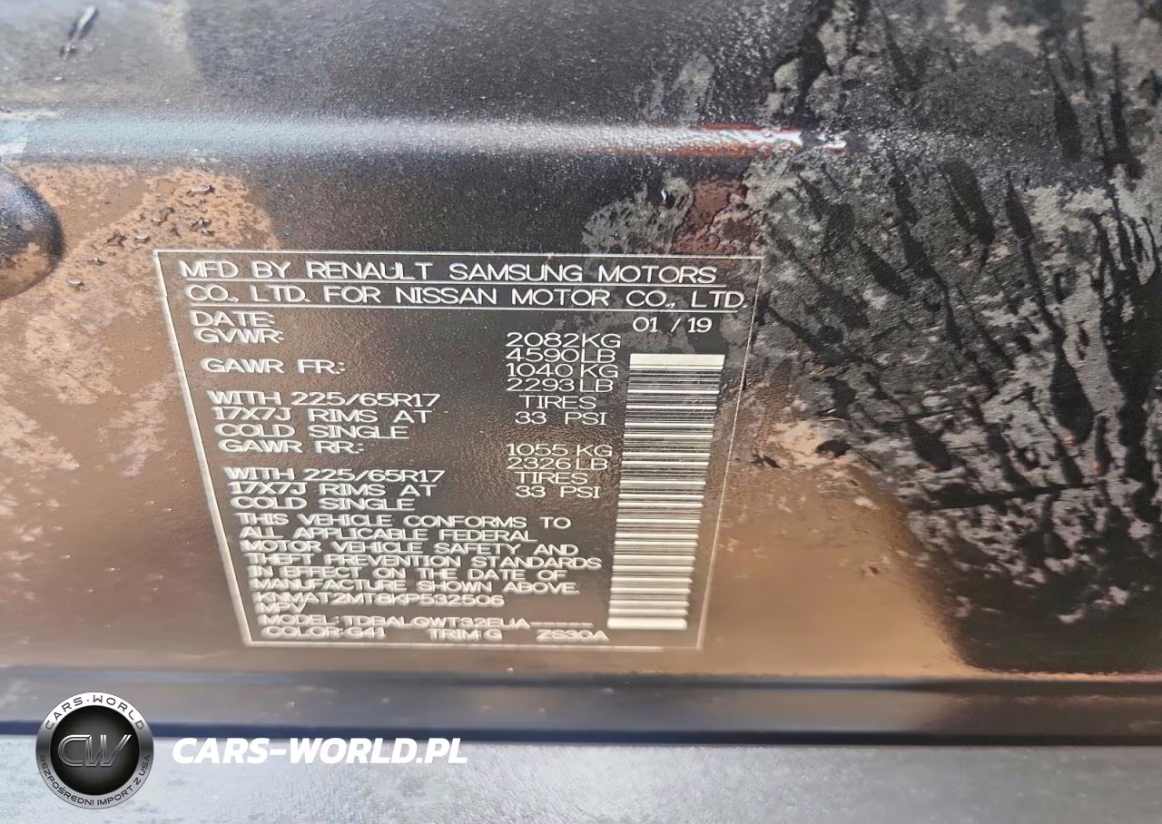 2019 Nissan Rogue Sv VIN:KNMAT2MT8KP532506 - 13