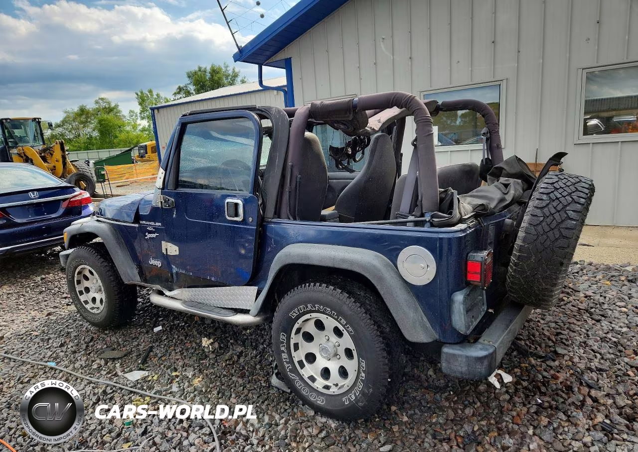 2000 Jeep Wrangler - Tj Sport VIN:1J4FA49S9YP804703 - 2