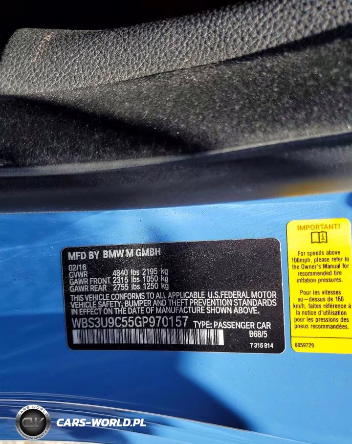 2016 BMW M4 VIN:WBS3U9C55GP970157 - 12